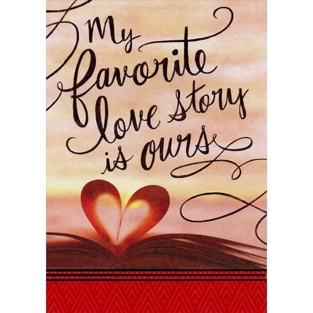 To My Gorgeous Fiancee Hearts & Story Design Valentines Day Card Lovely Verse